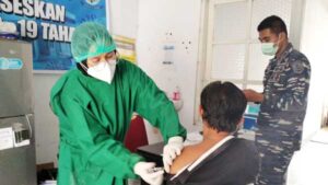 Sabtu Peduli, Posko Covid-19 TNI AL Hadir Untuk Masyarakat