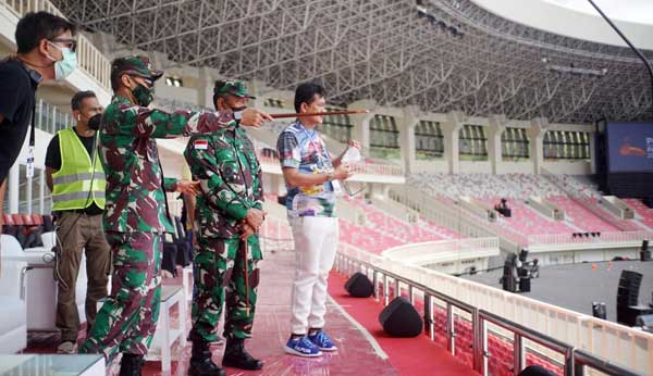 Pangdam Cenderawasih Cek Kesiapan Pengamanan Stadion Utama Lukas Enembe 14 Pangdam 17 Cen Kesiapan PON XX