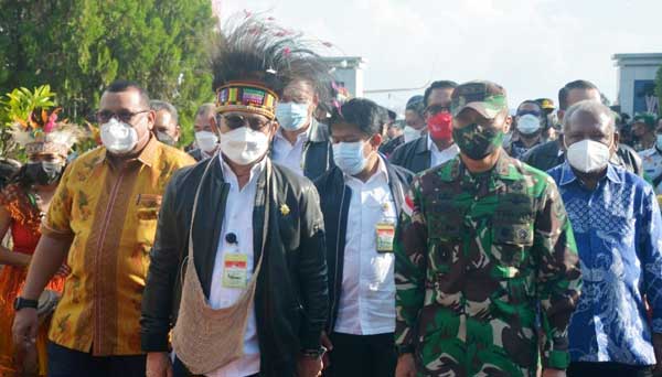 Pangdam 17 Cen menteri Tanian SYL