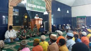 Bersama Organisasi Keagamaan, Satgas TNI Santuni Anak Yatim Piatu