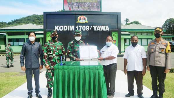 Program TMMD 112 di Kepulauan Yapen Resmi Dibuka 9 TMMD 112 Kep Yapen