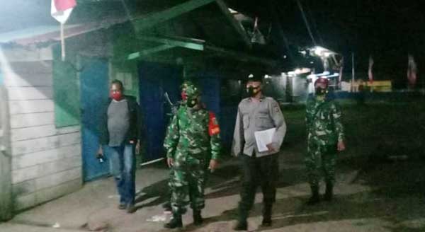 TNI Polri di Merauke Cegh Covid 19