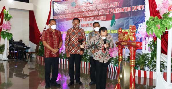 Wagub Orno Buka Rapat TLHP APIP Maluku 2021