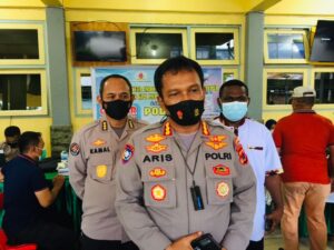 2 Pejabat Utama Polda Papua Tinjau Vaksinasi di Gereja Elim Abepura