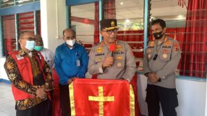 Kakorbinmas Baharkam Polri Tinjau Gerai Vaksinasi Presisi di GPDP Hosana Batu Putih Kota Jayapura