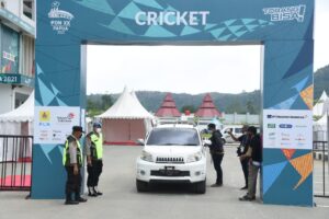 PON XX: Aparat Kemanan Kawal Pertandingan Cabor Cricket di Sentani