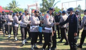 Usai Pengamanan PON XX Klaster Merauke, BKO Brimob Gorontalo Pamitan