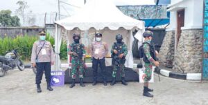 Personil Gabungan TNI – Polri Amankan Lomba Atletik PON XX