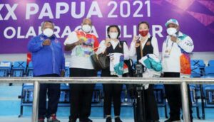 Kapolda Papua Saksikan Final Bilyar PON XX, Wakil Jabar Raih Emas