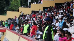 Ratusan Personel TNI-Polri Amankan Laga Sepakbola di Stadion Mandala