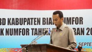 Ini Pendapat Akhir F – PPKAB di Sidang Paripurna DPRD Biak Numfor