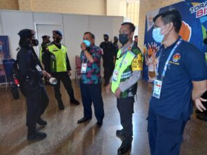 TNI-Polri Lakukan Sterilisasi Venue CABOR PON Sebelum dan Sesudah Pertandingan