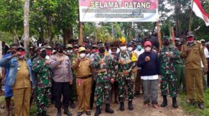 Pa Sahli Kasad Evaluasi TMMD 112 di Kampung Okor Mappi