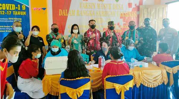 Pangdam 16 PTM Serbuan Vaksin SMA Saka