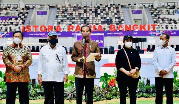 Presiden Jokowi Resmikan 7 Venue PON XX Papua