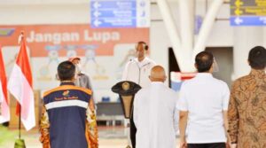 Presiden Jokowi Resmikan Terminal Baru Bandara Mopah Merauke
