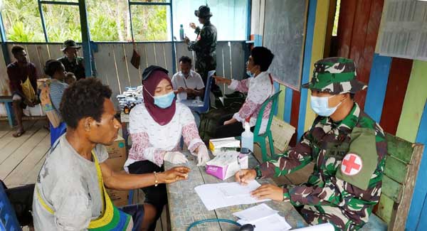 Satgas TNI Bakti Kesehaatan RI PNG