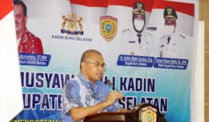 Buka Musyawarah I KADIN Bursel, Ini Pesan Wabup Gerson