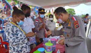 Polres Merauke Ikut Pameran UMKM PON XX