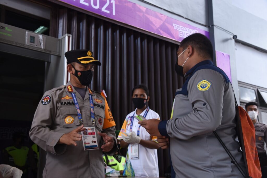 Pengamanan Ketat dan Penerapan Prokes di Laga Perdana Cabor Angkat Besi