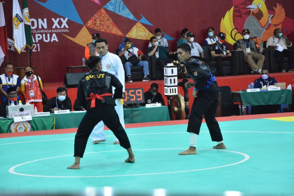 Penerapan Prokes Ketat Saat Pertandingan Cabor Pencak Silat