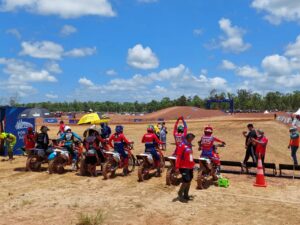 77 Personil TNI-Polri Amankan Pertandingan Cabor Motor Cross di Klaster Merauke