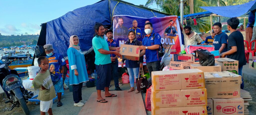 NasDem Peduli Sebarkan Bantuan Kepada Korban Kebakaran Borobudur
