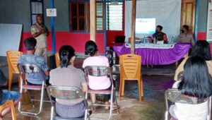 Dukung Program Nasional, Aparat TNI di BVD Hadiri Sosialisasi Vaksin Covid-19