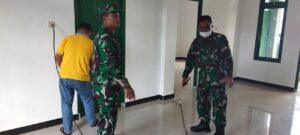Dandim 1801 Baru Tinjau Perkembangan Pembangunan Makoramil Kota