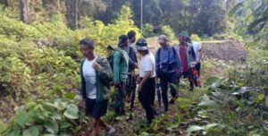 Kodim 1709 Yawa Amankan 6 WNA Lakukan Aktivitas Ilegal