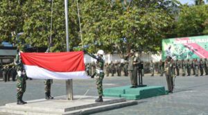 Korem 172/PWY Gelar Upacara Peringati Hari Pahlawan 2021