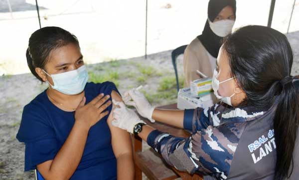 LANTAMAL IX Ambon Vaksinasi 08112021