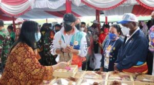 Pangdam Cenderawasih Resmikan Pusat Jajanan Kuliner Hele yo Sentani