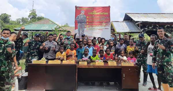 Sagas TNI Ajar Buat Makanan Olahan
