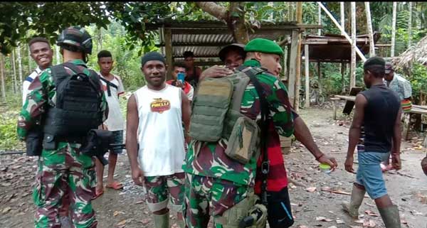 Satgas TNI Kembali ke Markas