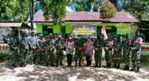 Satgas TNI Terima Kunjungan LBM Eijkman di Perbatasan RI – PNG