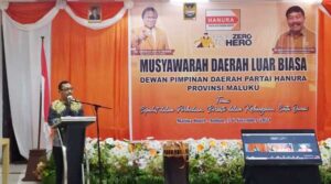 Ini Pesan Wagub Orno di Musdalub DPD Hanura Maluku