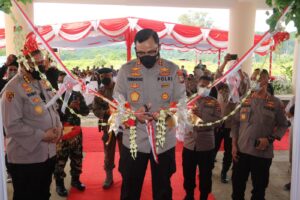 Resmikan Mako Brimob Baru, Kapolda Tornagogo Pesan Tingkatkan Pelayanan