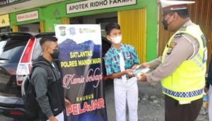 Sosialisasi Tertib Berlalu Lintas, Satlantas Polres Manokwari Sasar Pelajar