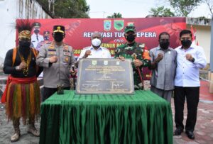 Peringati Hari Pahlawan, Kodam Kasuari Laksanakan Pemugaran Tugu Pepera