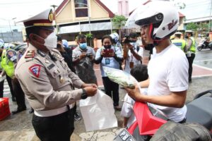 Operasi Simpatik Satlantas Polres Manokwari Peringati Hari Pahlawan