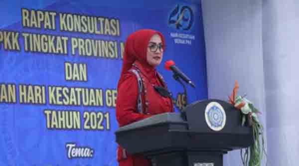 Widya Tutup Rakon TP PKK Mal 2021 kor