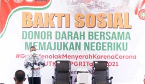 PGRI Kota Ambon Lakukan Bakti Sosial Donor Darah