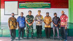 Di Akhir Masa Jabatan, Dandim 1709/Yawa Gelar Acara Sarasehan