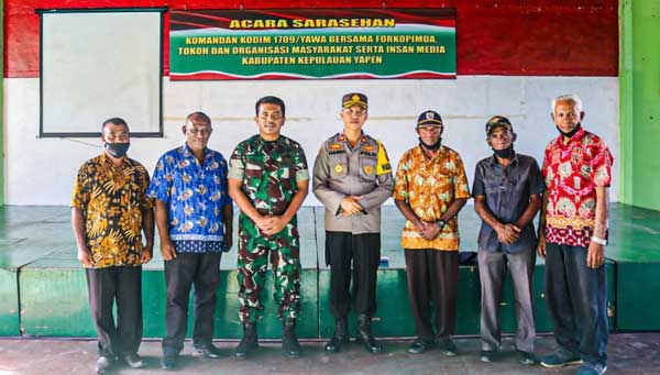 Dandim Yawa Sarasehan Akhir Jabatan