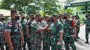Kodam Cenderawasih Gelar Pembekalan Personel BKO Koramil Persiapan 2021