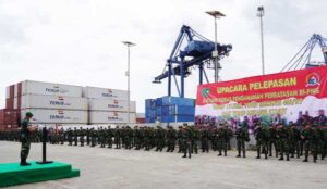 Tiga Satgas Pamtas TNI di Papua Resmi Lepas Tugas