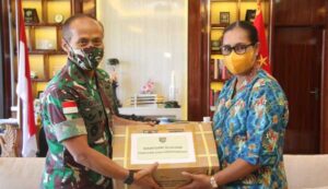 Pangdam Cenderawasih Terima Kunjungan GKI Dispora Asrama Koramil Hawai