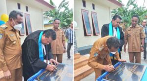 Sekum MPH Sinode GPM Resmikan Pastori Jemaat GPM Waesamu