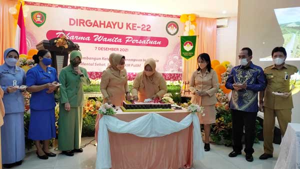 Plh Sekda HUT DWP mal ke 22 kor